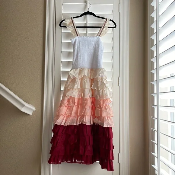 BRAND NEW Pitusa Ruffle Smocking Cotton Dress - Picture 3 of 10